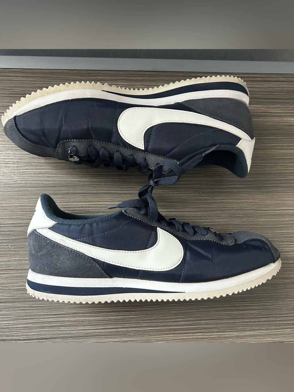 Nike Cortez Basic Nylon Obsidian Sneakers Men's Size 10.5 819720-411